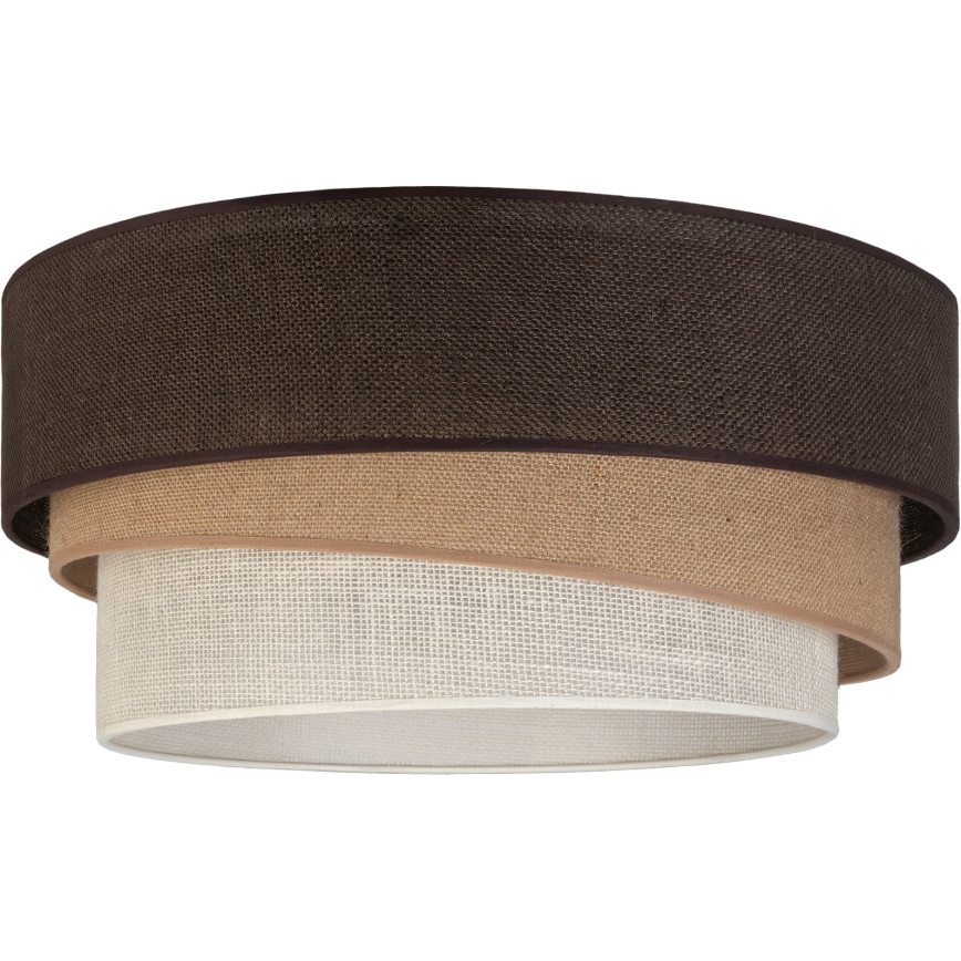 Brilagi - Plafoniera TRIO 1xE27/60W/230V Ø 40 cm marrone/beige/bianco