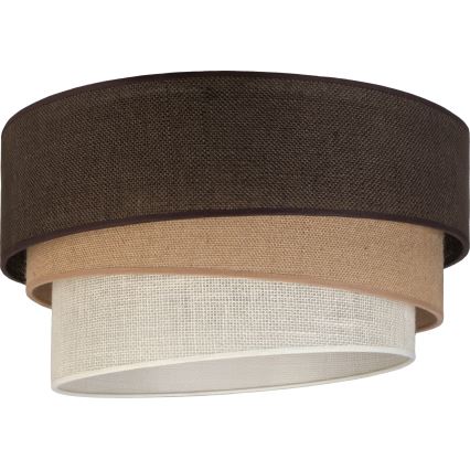 Brilagi - Plafoniera TRIO 3xE27/60W/230V Ø 60 cm marrone/beige/bianco
