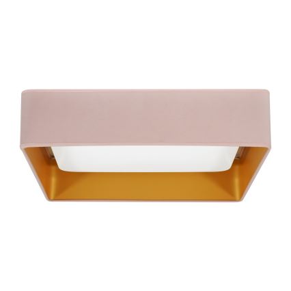 Brilagi - Plafoniera VELVET SQUARE LED/24W/230V 43x43 cm rosa