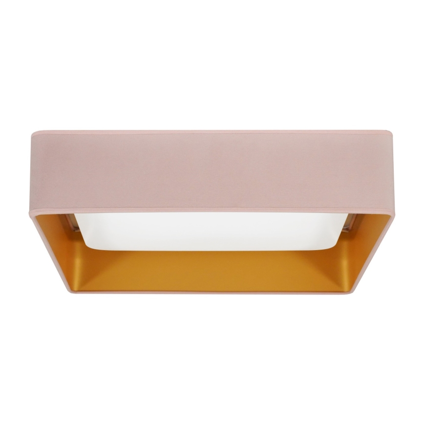 Brilagi - Plafoniera VELVET SQUARE LED/24W/230V 43x43 cm rosa