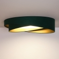BRILAGI - Plafoniera VELVET TWIST LED/24W/230V 4000K Ø 55 cm verde/oro