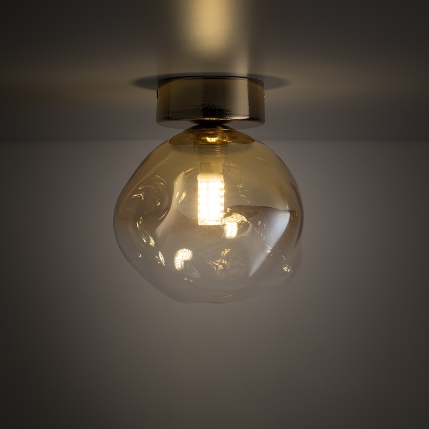 Brilagi - Plafoniera VULCANO 1xG9/8W/230V oro/beige fumé