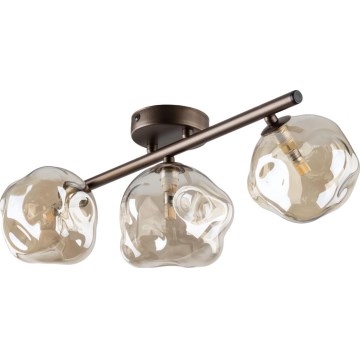 Brilagi - Plafoniera VULCANO 3xG9/8W/230V marrone/beige fumé