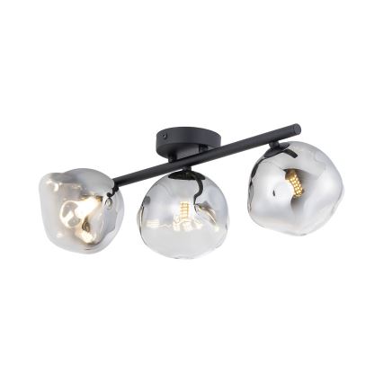 Brilagi - Plafoniera VULCANO 3xG9/8W/230V nero/fumo