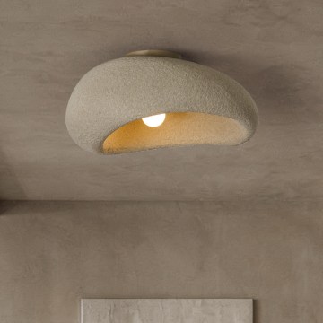 BRILAGI - Plafoniera WABI SABI 1xE27/60W/230V Ø 40 cm beige