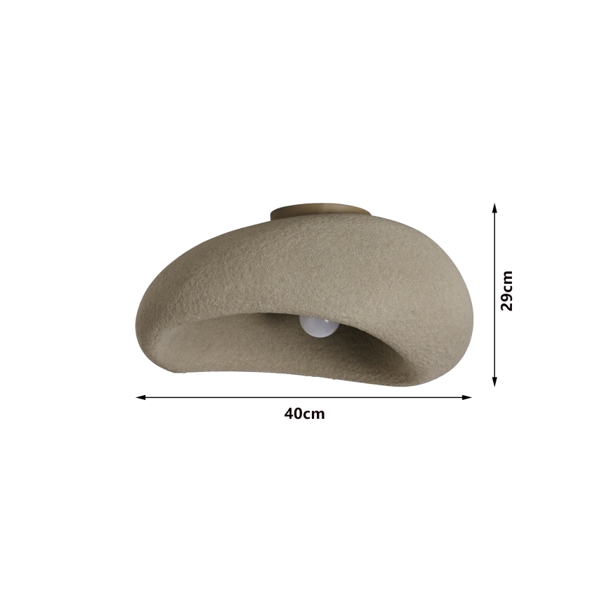 BRILAGI - Plafoniera WABI SABI 1xE27/60W/230V Ø 40 cm beige