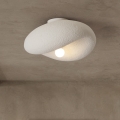 BRILAGI - Plafoniera WABI SABI 1xE27/60W/230V Ø 40 cm bianca