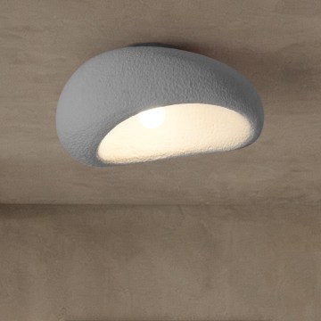 BRILAGI - Plafoniera WABI SABI 1xE27/60W/230V Ø 40 cm grigia