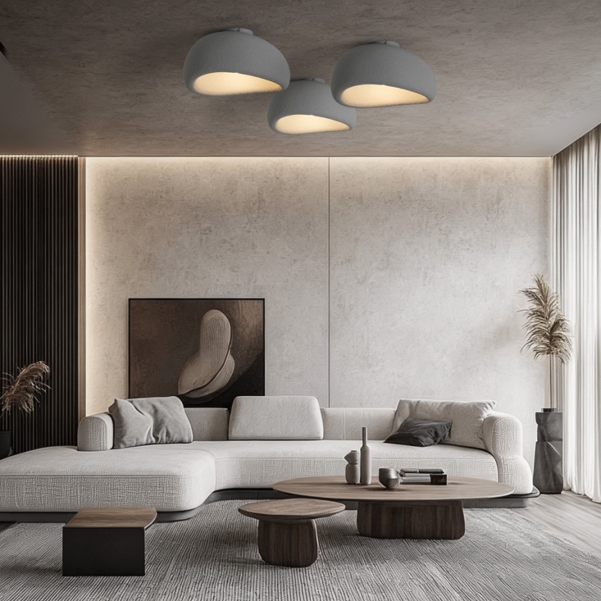 BRILAGI - Plafoniera WABI SABI 1xE27/60W/230V Ø 40 cm grigio