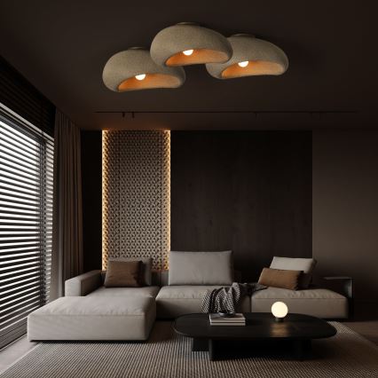 BRILAGI - Plafoniera WABI SABI 1xE27/60W/230V Ø 50 cm beige