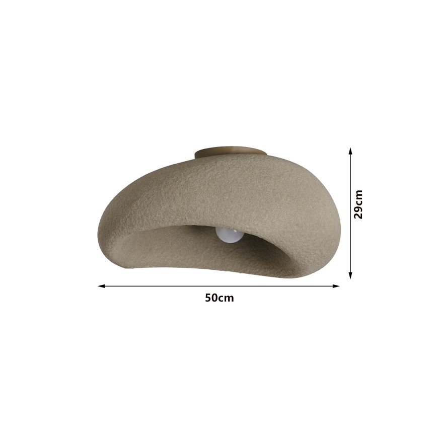 BRILAGI - Plafoniera WABI SABI 1xE27/60W/230V Ø 50 cm beige