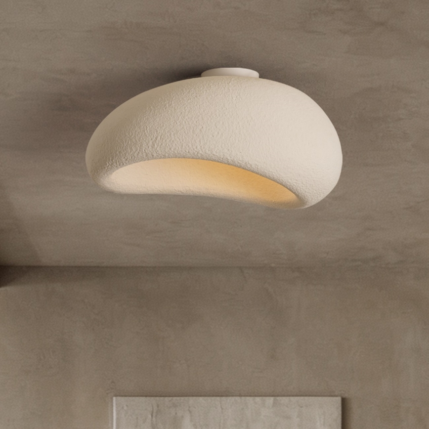 BRILAGI - Plafoniera WABI SABI 1xE27/60W/230V Ø 50 cm bianca