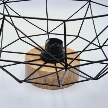 Brilagi - Lampada da soffitto WOODY BASKET 1xE27/60W/230V Ø 40 cm rovere