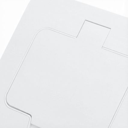 Brilagi - Presa da incasso per cucina INBOX IP55, bianca, rettangolare