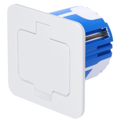 Brilagi - Presa da incasso per cucina INBOX IP55, bianca, rettangolare