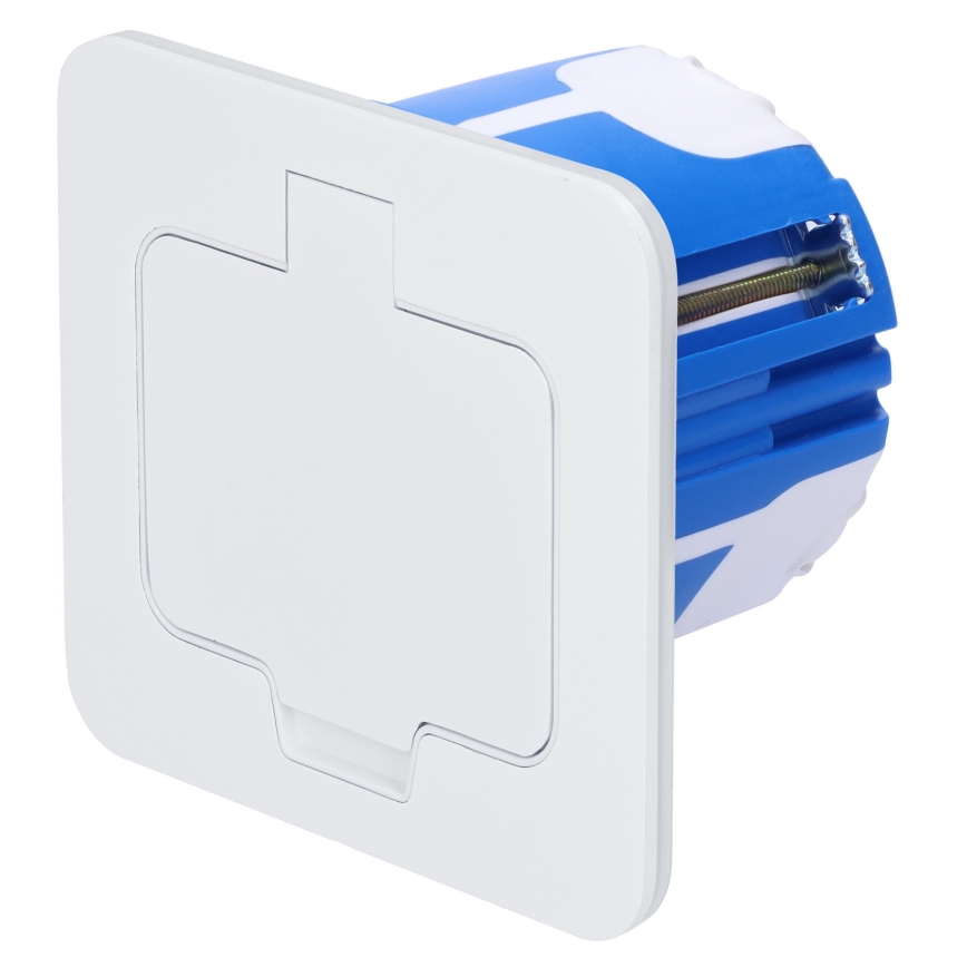 Brilagi - Presa da incasso per cucina INBOX IP55, bianca, rettangolare