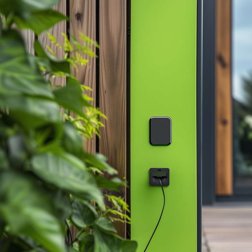 Brilagi - Presa da pavimento incassata per esterni IP55, nera, rettangolare