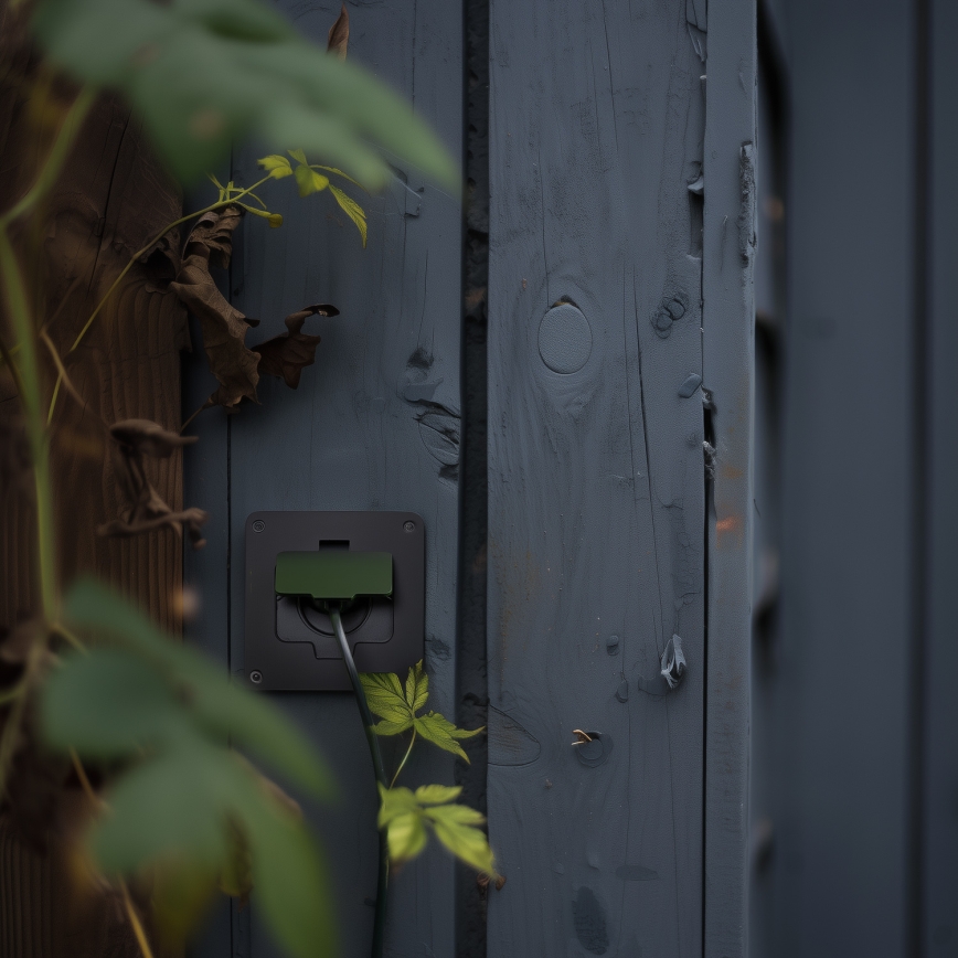 Brilagi - Presa da pavimento incassata per esterni IP55, nera, rettangolare