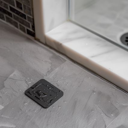 Brilagi - Presa da pavimento incassata per esterni IP55, nera, rettangolare