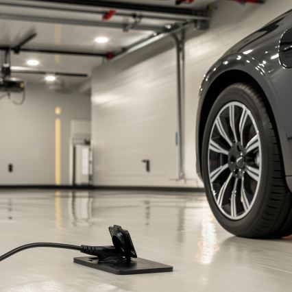 Brilagi - Presa doppia da incasso per pavimento da esterno IP55, nera, rettangolare