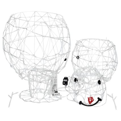 Brilagi - Pupazzo di neve LED da esterno, 3,6 W, 31 LED, 230 V, 2700 K, 90 cm, IP44