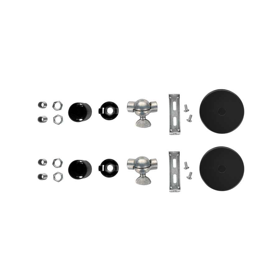 Brilagi - Set da 2 lampade da parete WABI SABI 1xE14/40W/230V grigie