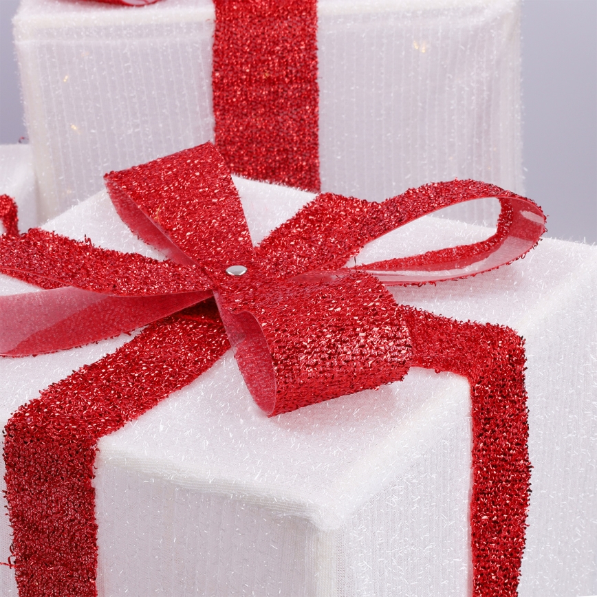 Brilagi - Set da 3 decorazioni natalizie LED per esterni LED/2,6W/3xAA IP44 idee regalo