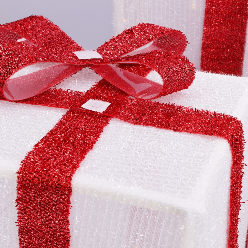 Brilagi - Set da 3 decorazioni natalizie LED per esterni LED/2,6W/3xAA IP44 idee regalo