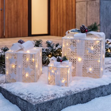 BRILAGI - SET DA 3 LED Decorazioni natalizie da esterno LED/230V IP44 — Regali
