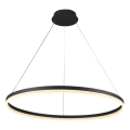Brilagi - Sospensione LED dimmerabile a cavo CIRCLE LED/55W/230V 3000-6500K Ø 80 cm nero + telecomando incluso