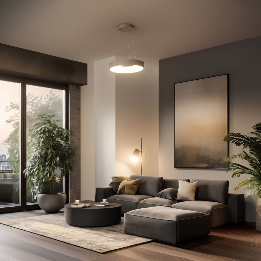 BRILAGI - LED lampadario dimmerabile a cavo FALCON II LED/67W/230V 3000-6500K Ø 40 cm beige + telecomando