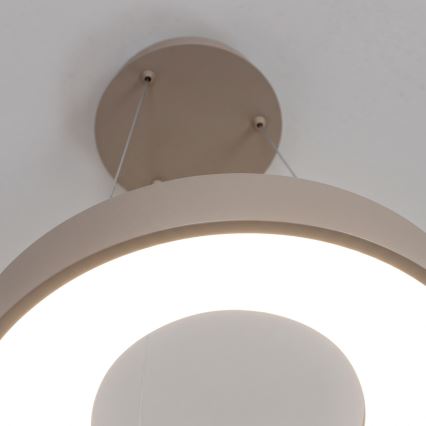 BRILAGI - LED lampadario dimmerabile a cavo FALCON II LED/67W/230V 3000-6500K Ø 40 cm beige + telecomando