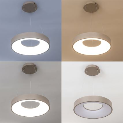 BRILAGI - LED lampadario dimmerabile a cavo FALCON II LED/67W/230V 3000-6500K Ø 40 cm beige + telecomando