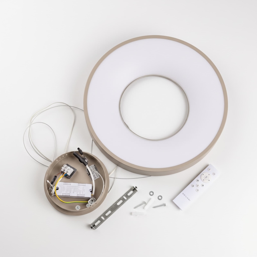 BRILAGI - LED lampadario dimmerabile a cavo FALCON II LED/67W/230V 3000-6500K Ø 40 cm beige + telecomando