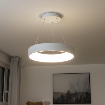 Brilagi - Sospensione LED dimmerabile su cavo FALCON LED/40W/230V 3000-6500K Ø 45 cm bianco + telecomando