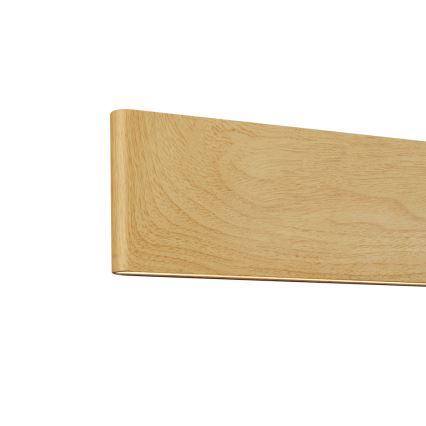 Brilagi - Lampadario dimmerabile a sospensione su cavo SLIMLINE LED/40W/230V 3000-6000K finitura rovere + telecomando