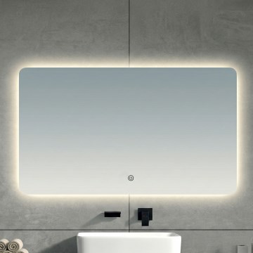 Brilagi - Specchio da bagno a LED COMO LED/30W/230V 60x90 cm IP44 CRI 90 dimmerabile + CCT