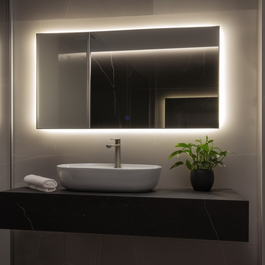 Brilagi - Specchio da bagno LED LUCE LED/36W/230V 60x120 cm IP44 CRI 90 dimmerabile + CCT