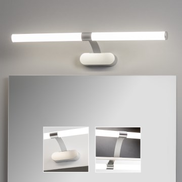 Brilagi - Specchio da bagno con luce LED 2 in 1 TUBEO LED/8W/230V 60 cm IP44 argento