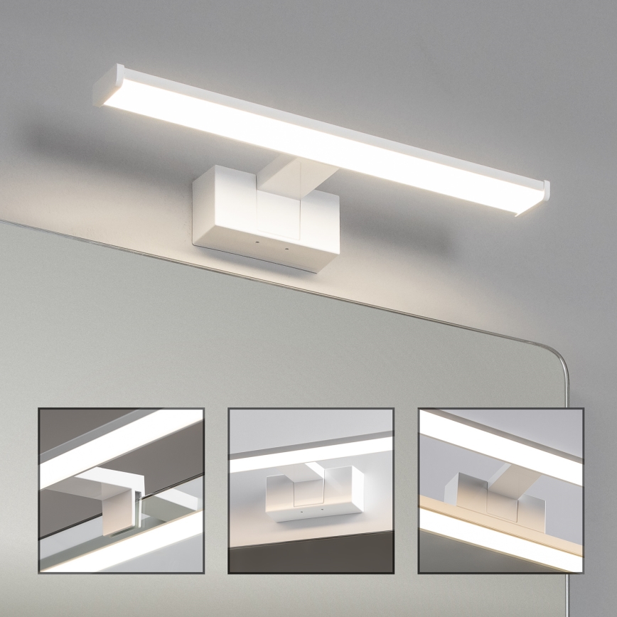 Brilagi - Specchio da bagno con luce LED 3 in 1 VESTRA, 8 W/230 V, 40 cm, IP44, bianco