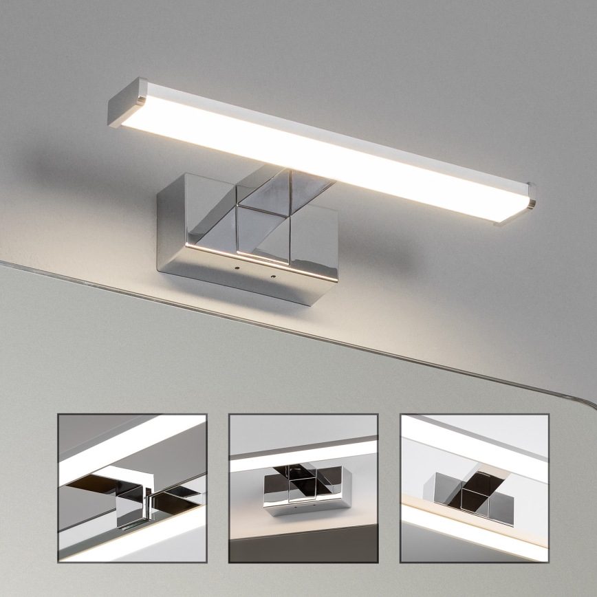 Brilagi - Specchio da bagno con luce LED 3 in 1 VESTRA LED/6W/230V 30 cm IP44 cromo lucido