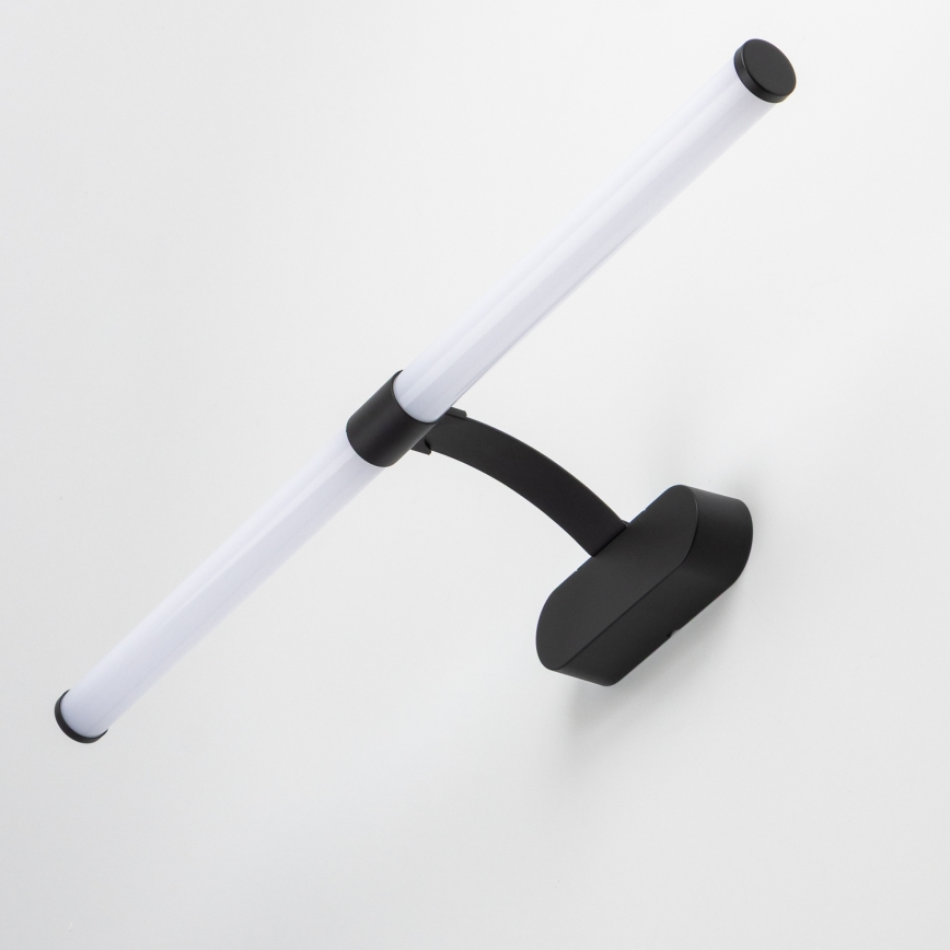 Brilagi - TUBEO Specchio da bagno con luce LED 2 in 1 LED/8W/230V 60 cm IP44 Nero