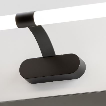 Brilagi - TUBEO Specchio da bagno con luce LED 2 in 1 LED/8W/230V 60 cm IP44 Nero