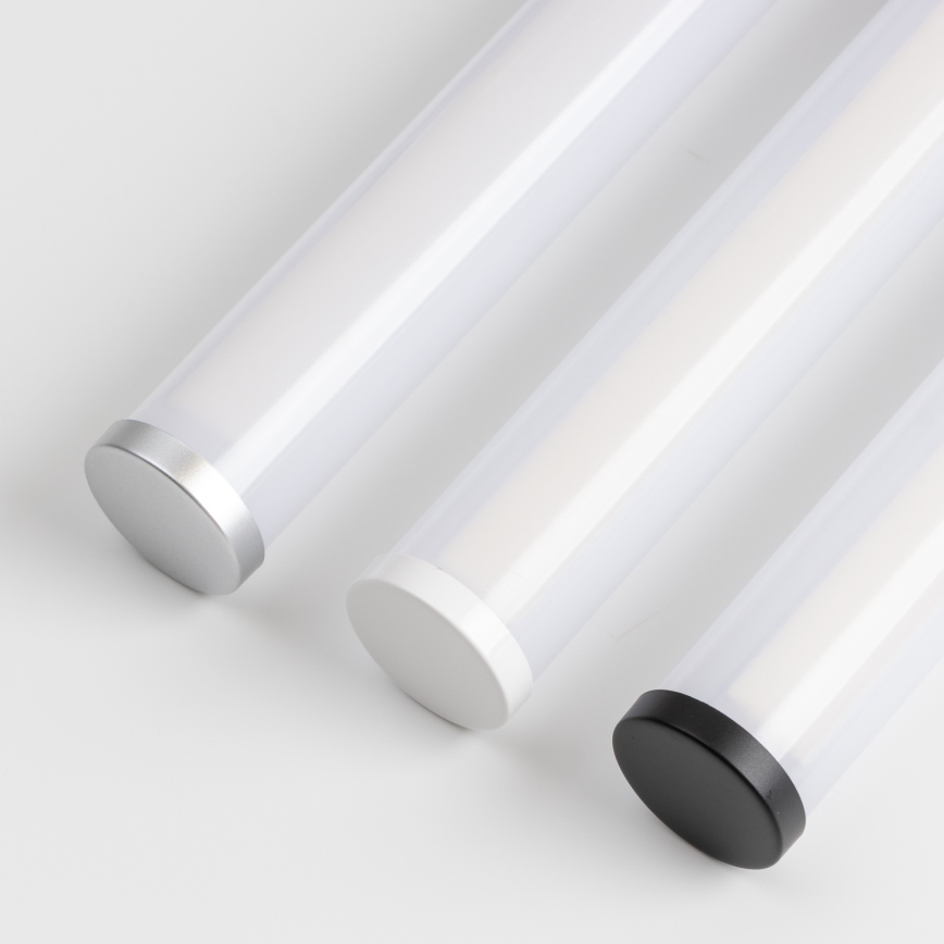 Brilagi - TUBEO Specchio da bagno con luce LED 2 in 1 LED/8W/230V 60 cm IP44 Nero