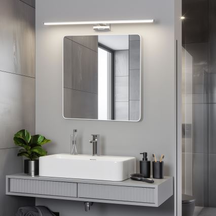 Brilagi - VESTRA Specchio da bagno LED 3 in 1 LED/15W/230V 80 cm IP44 Cromo lucido