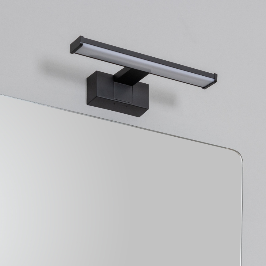 Brilagi - Specchio da bagno con luce LED 3 in 1 VESTRA LED/6W/230V 30 cm IP44 nero