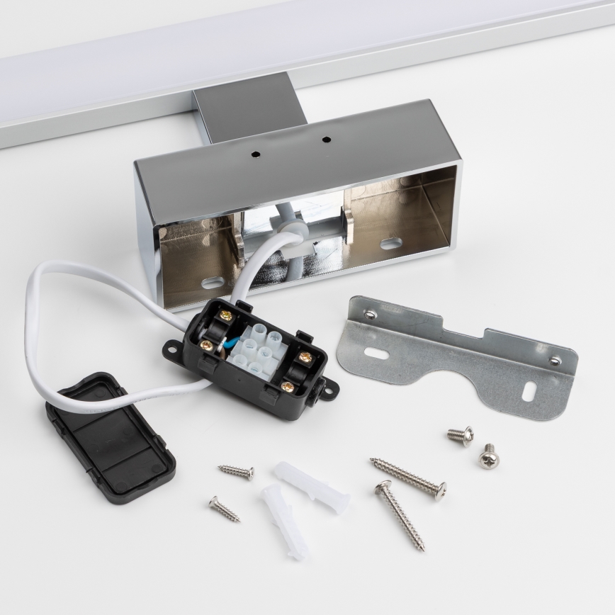 Brilagi - Specchio da bagno con luce LED 3 in 1 VESTRA LED/6W/230V 30 cm IP44 cromo lucido