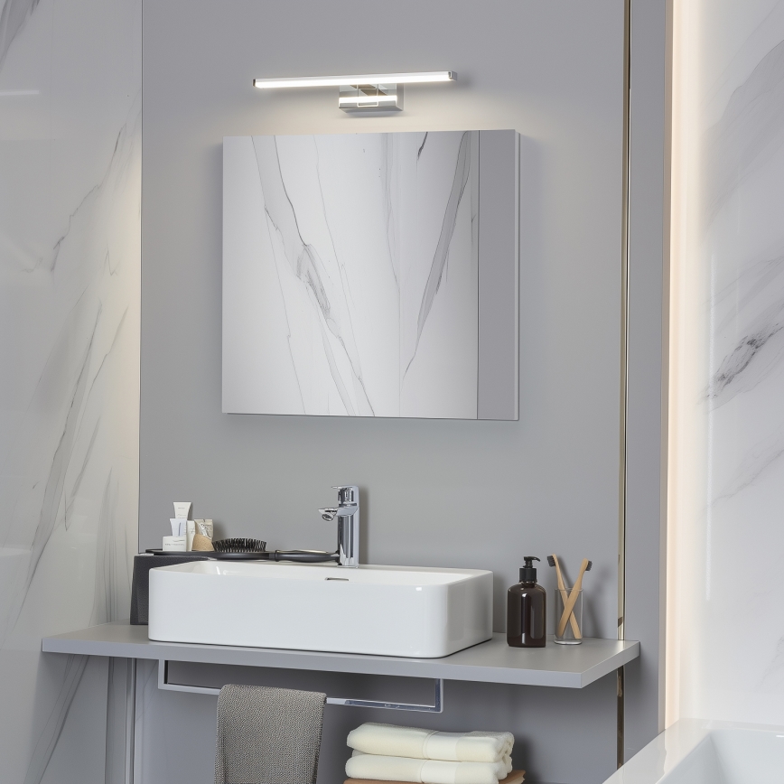 Brilagi - VESTRA Specchio da bagno con luce LED 3 in 1 LED/8W/230V, 40 cm, IP44, cromo lucido
