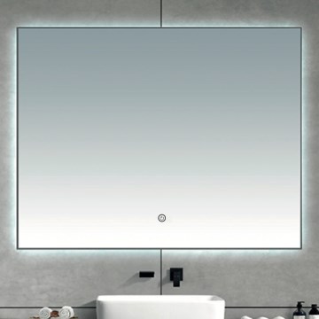 Brilagi - Specchio da bagno DESIO LED/20W/230V 40x60 cm argento IP44 CRI 90 dimmerabile + CCT