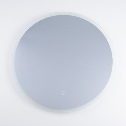 Brilagi - Specchio da bagno LED BERNATE LED/19W/230V Ø 60 cm argento IP44 CRI 90 dimmerabile + CCT